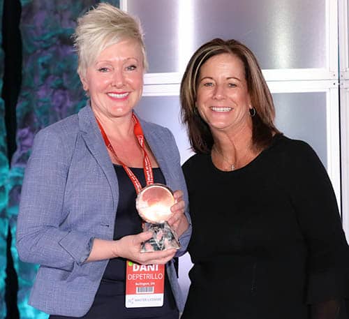 Dani Depetrillo, Chief Operating Officer of Right at Home Canada with Margaret Haynes, President & CEO of Right at Home USA