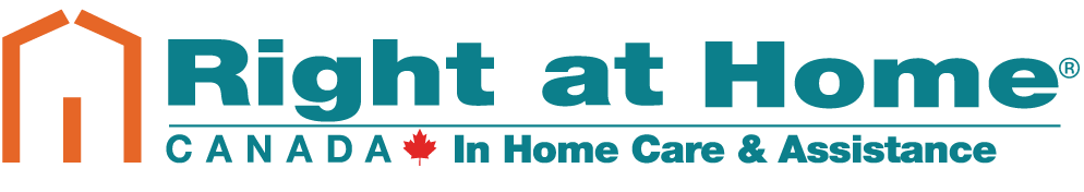 The Right at Home®, In Home Care & Assistance Logo.