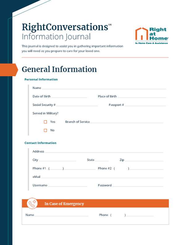 RightConversations<sup>®</sup> Information Journal